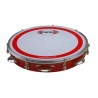 Pandeiro 10" formica rouge - peau super nylon - Pro